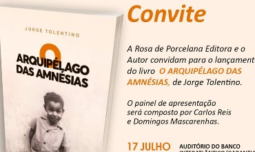 Lançamento do livro O ARQUIPÉLAGO DAS AMNÉSIAS