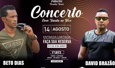 Concerto com Beto Dias & David Brazão com Banda ao Vivo